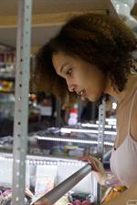 Solana Bardell Posing Topless