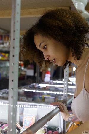 Solana Bardell Posing Topless