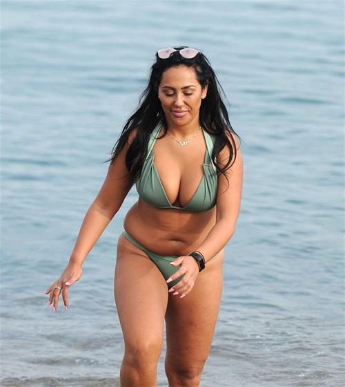 Sophie Kasaei in a bikini