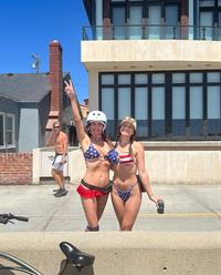 Roller skating July 4, 2023