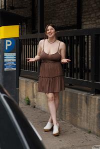 Busty Riley Nixon in a Sundress