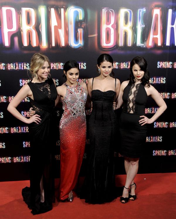 Selena Gomez Spring Breakers premiere in Madrid 2/21/13 
