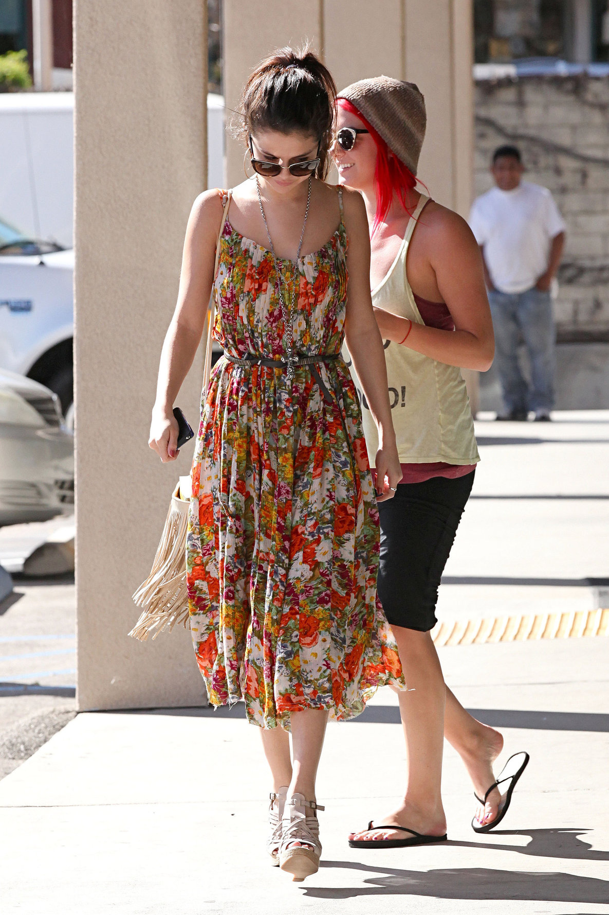 Selena Gomez heads to a Beauty Salon in LA 2/28/13 