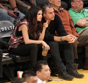 Selena Gomez at Lakers vs Kings game 3/17/13 