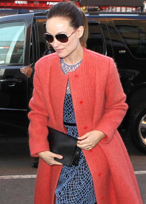 Olivia Wilde out in New York City - February 14, 2013 (Valentine's Day)