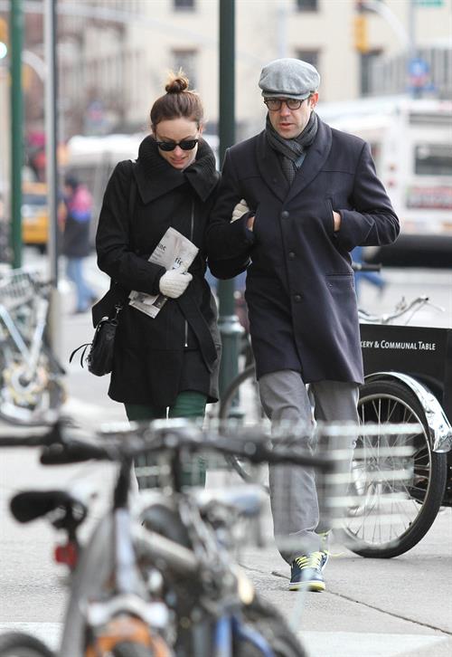 Olivia Wilde out walking in New York City on February 20, 2013