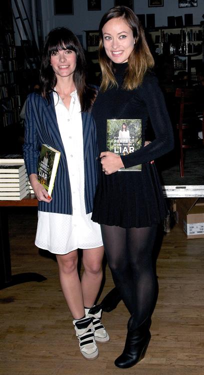 Olivia Wilde Pictures Olivia Wilde at the Launch of Kelly Oford's New Book in New York City - April 1, 2013