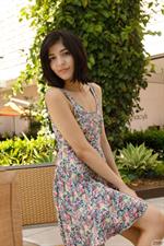 Camila Gomez in a Sundress