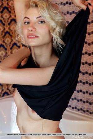 Paulina Pace Nude Pictures Gold Tile