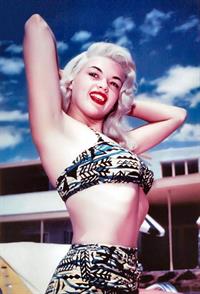 Jayne Mansfield in a bikini