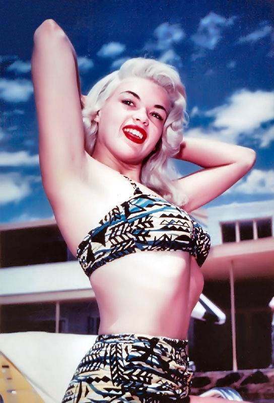Jayne Mansfield in a bikini