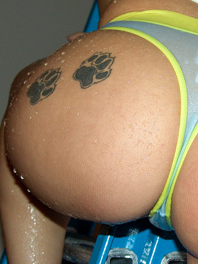 White T-Shirt and the Waterhose