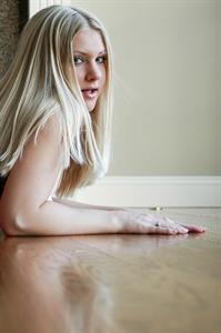 Schoolgirl in Ruffle Socks