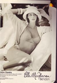 Elle MacPherson in lingerie