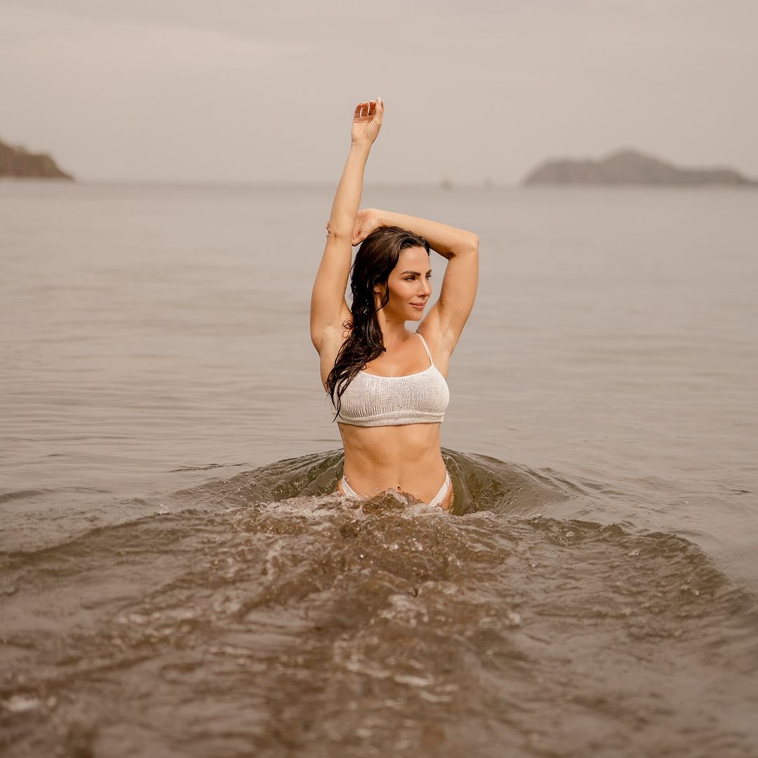 Casie Kimball in a bikini