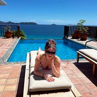 Caitlin Beadles in a bikini