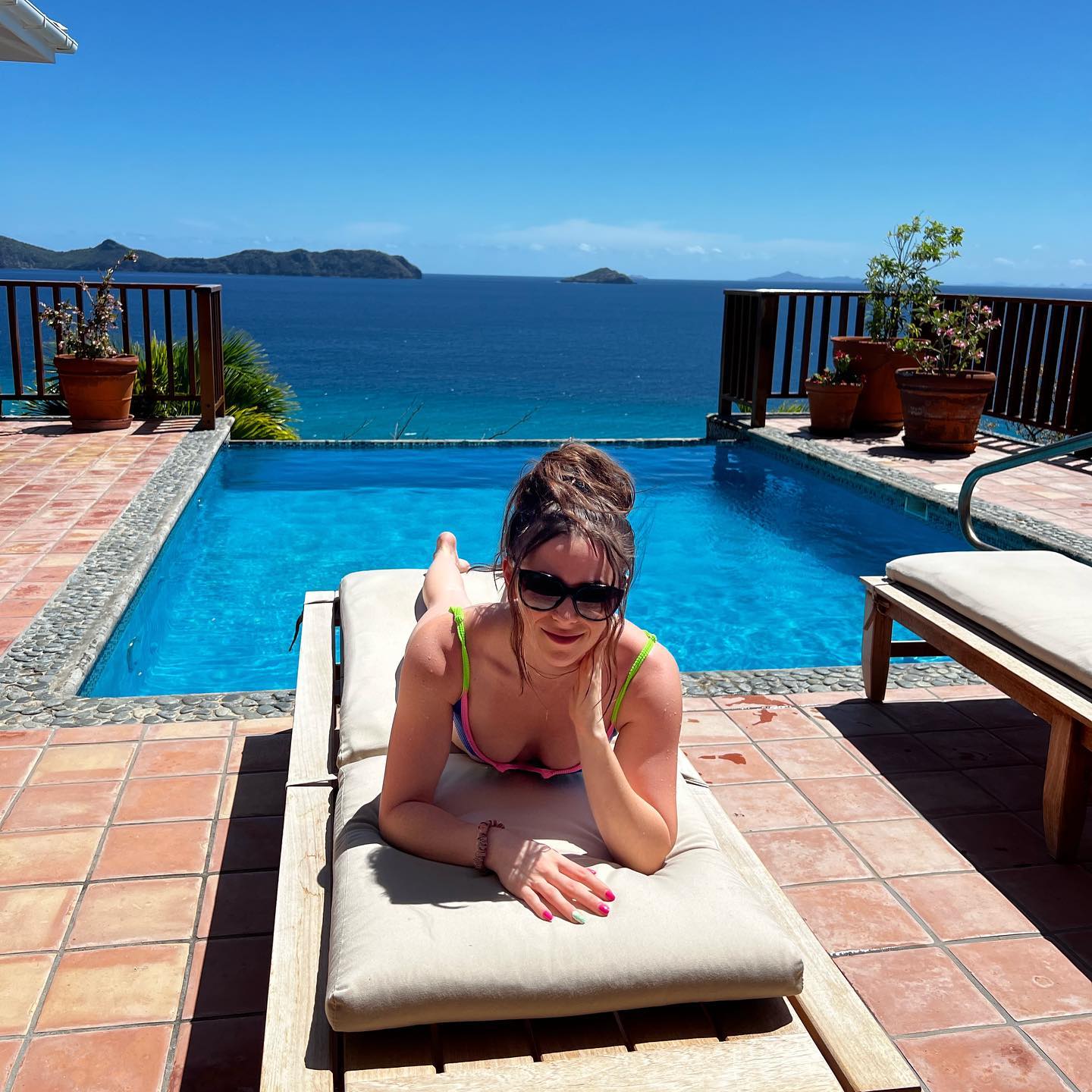 Caitlin Beadles in a bikini