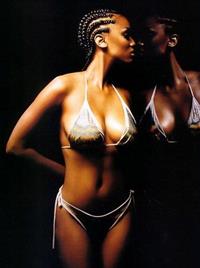 Tyra Banks in a bikini