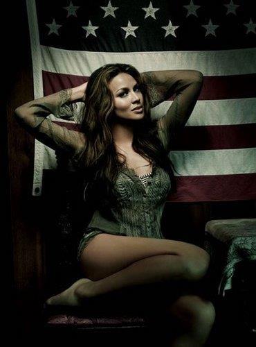 Moon Bloodgood in lingerie