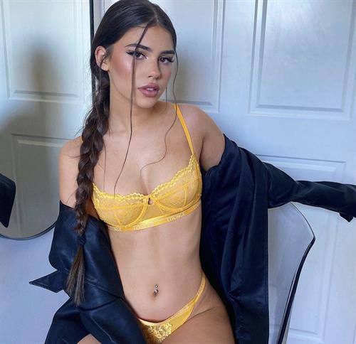 Leah Halton in a bikini