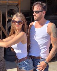 sexy dress - showing her boobs