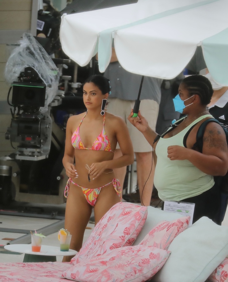 Camila Mendes in a bikini