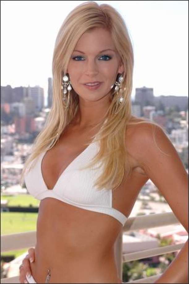 Kathrine Sørland in a bikini