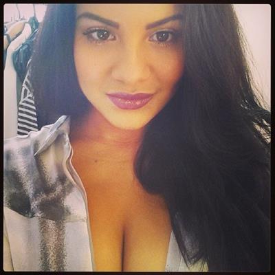 Lacey Banghard taking a selfie