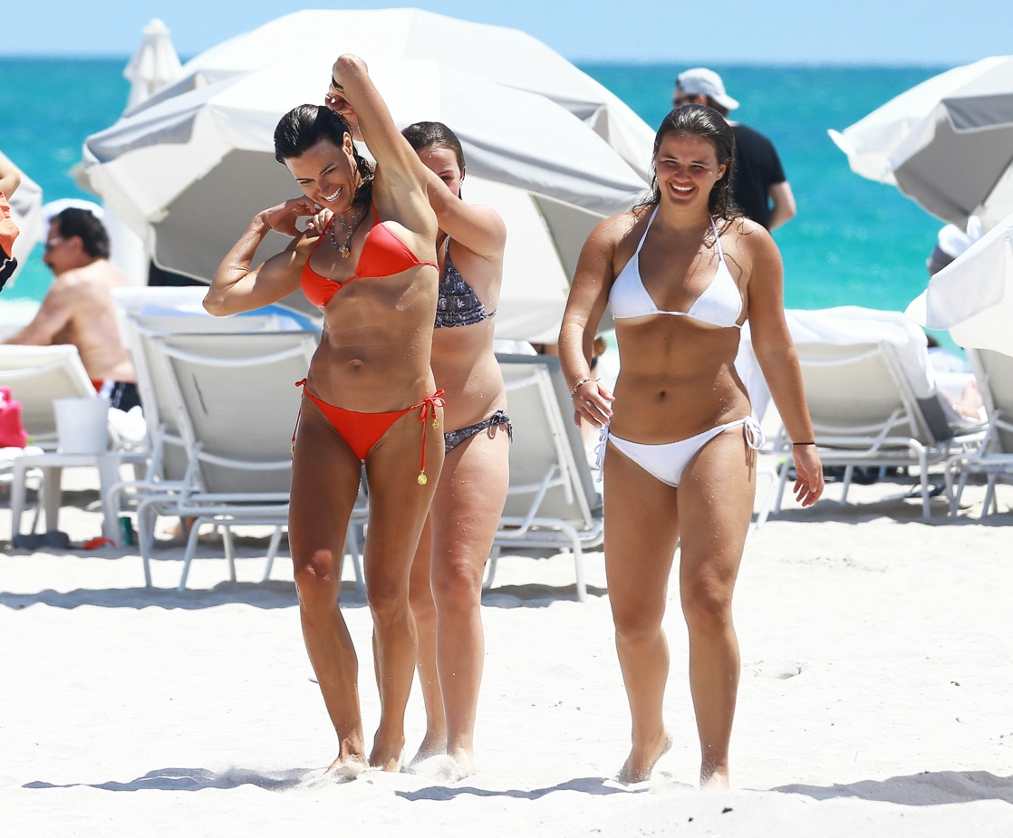 Kelly Bensimon in a bikini