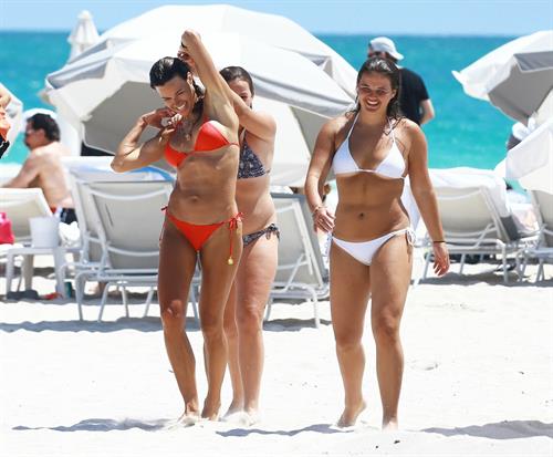 Kelly Bensimon in a bikini