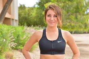 Kinsley FTV Nude Pictures Busty Jogger