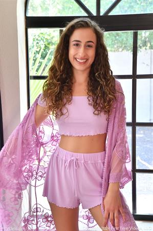 Scarlett FTV Nude Pictures Purple Nightie