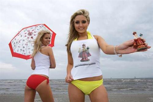 Nadia Forde in a bikini