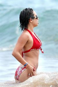 Cheryl Burke in a bikini - ass