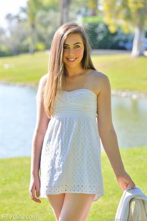 Lacey FTV Nude Pictures Playful At The Lake