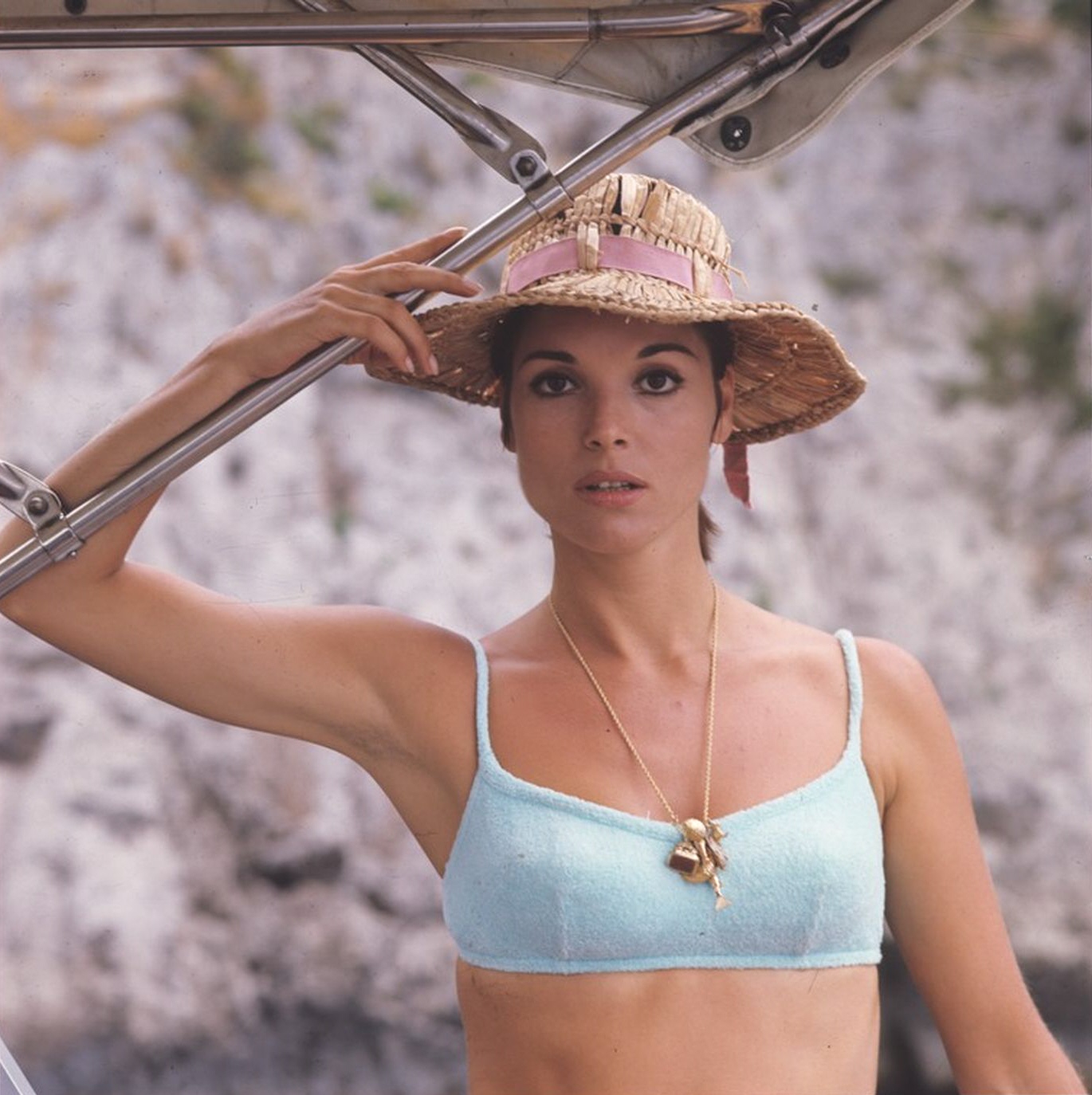 Elsa Martinelli in a bikini