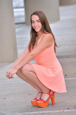 Jeri FTV Nude Pictures Jeri Big Orange Heels