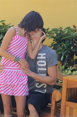 Mishka FTV Nude Pictures Mishka sucks on a hard cock