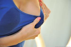 Sophie FTV Nude Pictures Sophie milks her sweet nipples