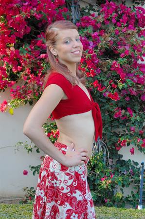 Annalina FTV Nude Pictures Annalina plays in the garden