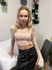 Dressed for the club Chanell is the kind of hot teen you'd definitely push through a crowd to go talk to and hopefully join at home.