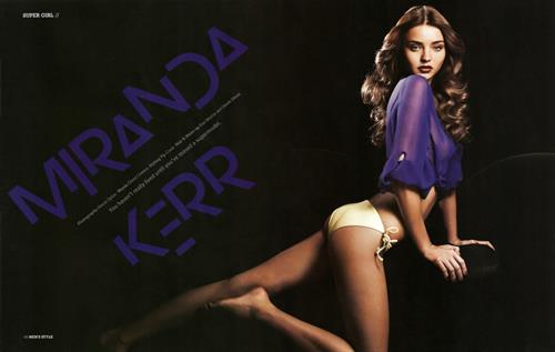 Miranda Kerr in lingerie
