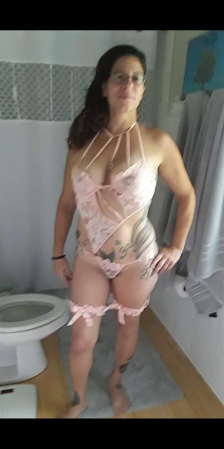 Anonymous in lingerie