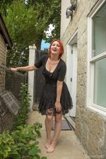 Cat Roe's Dress Outside