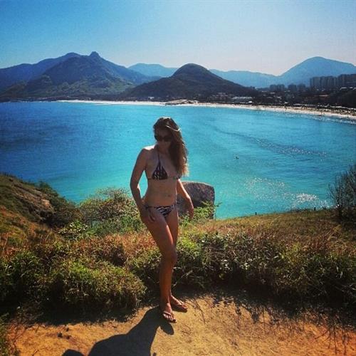 Maya Gabeira in a bikini