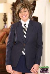 Teen Haileey James Parts Her Pink Wet Lips