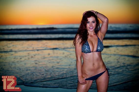 Mikayla Carr in a bikini