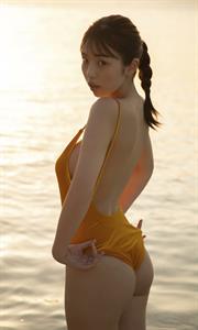 Hina Kikuchi in a bikini