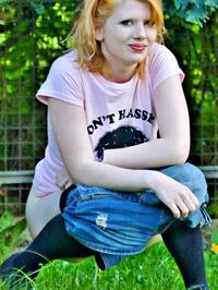 Camille Sasse Born 14.02.1995 Chemnitz lives in Chemnitz Germany Beautiful beauty without charming Eye colour=Blue Hair colour=blond/read Cunt Hair=shaved shaved Boobs: Real/Natural small tiny breasts Areolae.size=small Fotoshoot's bei PornoWaldi in Erfurt 
