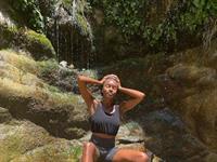 Damaris Lewis in a bikini